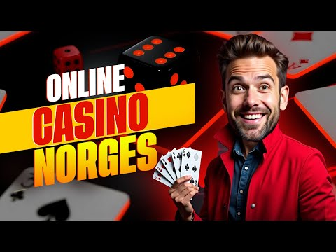 Laptop and mobile displaying Norwegian online casino Ribitup.com with 2,000 kr bonus, roulette, slots, and Norwegian flag background